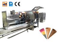 آلة إنتاج لفائف البيض بسكويت الويفر ، آلة مجموعة مخروط الآيس كريم الصينية الأوتوماتيكية متعددة الوظائف.