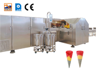 خط إنتاج مخروط الآيس كريم الأوتوماتيكي آلة مخروط السكر المدرفلة