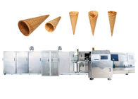 خط إنتاج مخروط السكر الأوتوماتيكي المعتمد من CE مع فرن التسخين السريع ، 63 صحن الخبز