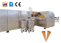 خط إنتاج مخروط السكر المدلفن الأوتوماتيكي ، آلة صنع مخروط الوافل للخبز الصناعي