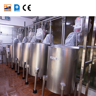 طبل مزج سريع من الفولاذ المقاوم للصدأ 120L / 240L / 320L لمعدات معالجة الأغذية