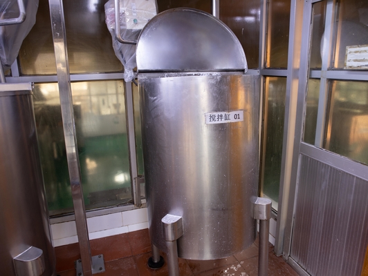 طبل مزج سريع من الفولاذ المقاوم للصدأ 120L / 240L / 320L لمعدات معالجة الأغذية
