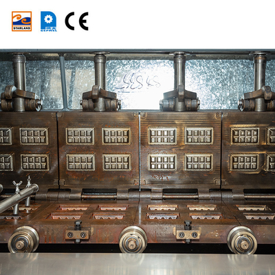 PLC التحكم الآلي موناكا وفر آلة معدات إنتاج وجبة خفيفة مع 55 لوحة الخبز