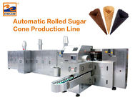 نظام الغاز التلقائي خط إنتاج السكر المخروط / الآيس كريم المخروط آلة الخبز