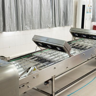 ناقل تبريد مارشال لخط الإنتاج مع إمدادات الطاقة 220V / 380V