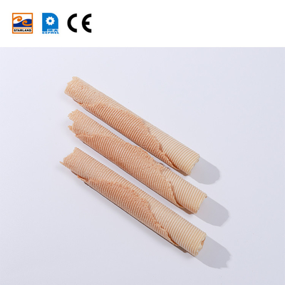 خط إنتاج طلاء البيض المتحكم به بواسطة PLC 1.5 كيلوواط طاولة وافل أوتوماتيكية لجهاز الخبز