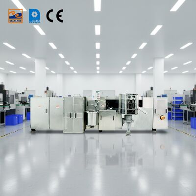 آلة سلة وافل أوتوماتيكية تعمل بشكل مستمر مناسبة للإنتاج على نطاق واسع