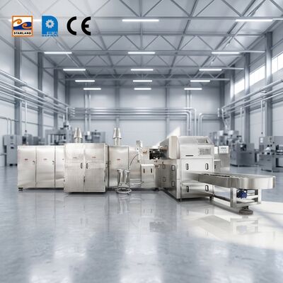 إنتاج الآلة المطاطية للآيس كريم كون التوتر 220V380V العمل مع الحد الأدنى من متطلبات الصيانة