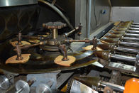 معدات إنتاج مخروط الوفل ، مادة الفولاذ المقاوم للصدأ الأوتوماتيكية متعددة الوظائف ، 39 قالب خبز.