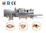 معدات إنتاج مخروط الآيس كريم ، تركيب أوتوماتيكي متعدد الوظائف لـ 63 قالب خبز 260 * 240 مم.