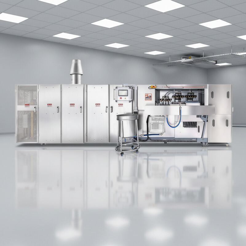 خط إنتاج مخروط الوافر من الفولاذ المقاوم للصدأ التشغيل التلقائي مع نظام تحكم PLC لتصنيع مخروط الوافر