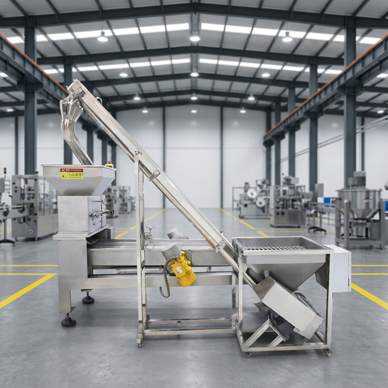 Video Technical Support Accessories For Cone Production Line Automatic Waffle/Biscuit Miller With Spiral Conveyor