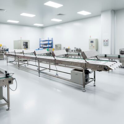 نظام تزويد الطاقة الخاص بسيور التبريد المصممة لمعالجة الأغذية المستمرة