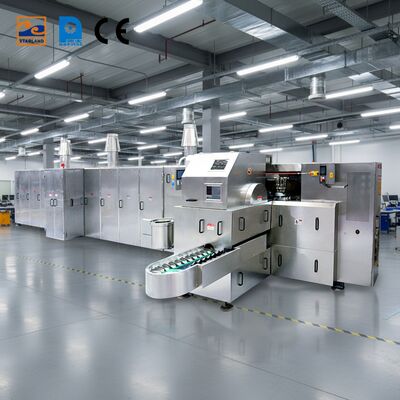 معدات إنتاج مخروط السكر المخصصة مع دعم فني فيديو لدعم إنتاج حجم كبير والتحكم