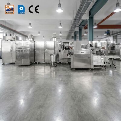 خط التجميع الآلي بالكامل خط إنتاج مخروط الباكيلو مبني للغذاء الآيس كريم توفير الإنتاج والمنتج المستقر