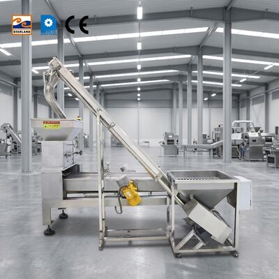 الملحقات الصناعية لخط إنتاج المخروط طاحونة الوافل / البسكويت مع ناقل دوامة